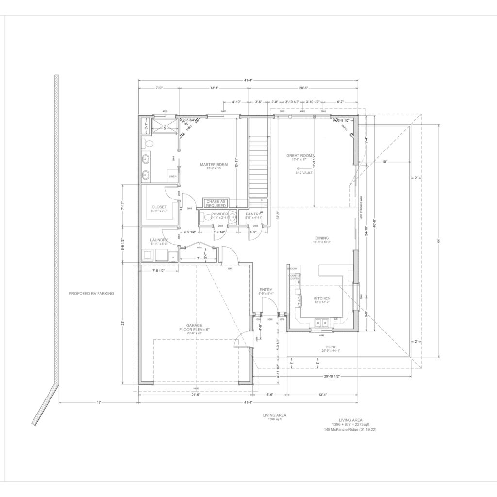 mckenzie floor plan custom build